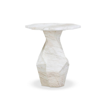 Esme Faux Marble Side Table