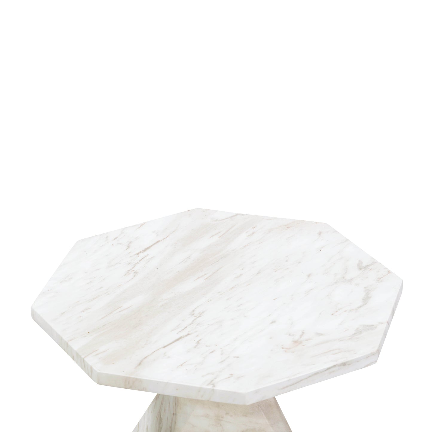 Esme Faux Marble Side Table