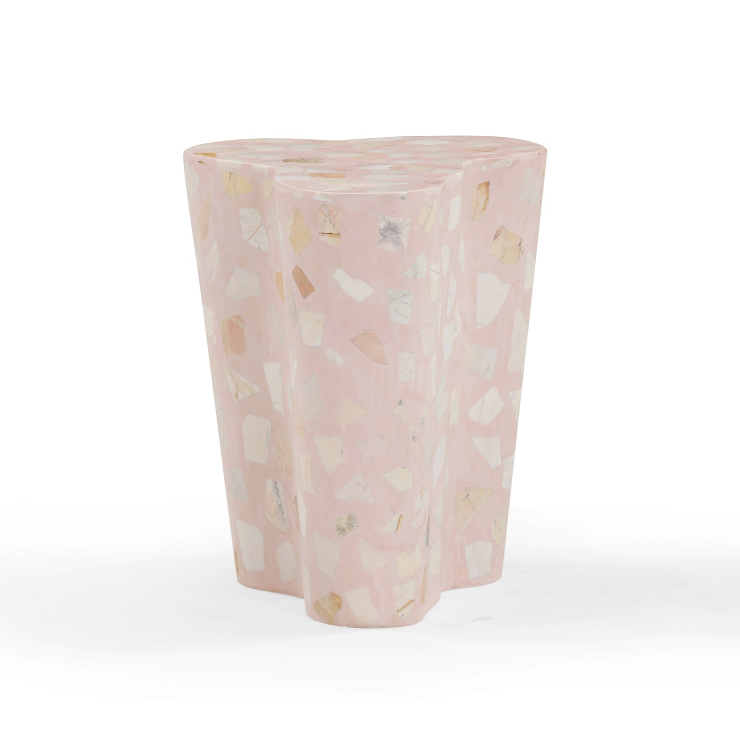 Slab Faux Terrazzo Side Table (1+ Color Options)