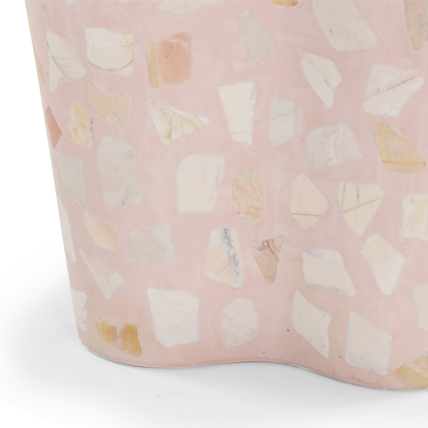 Slab Faux Terrazzo Side Table (1+ Color Options)
