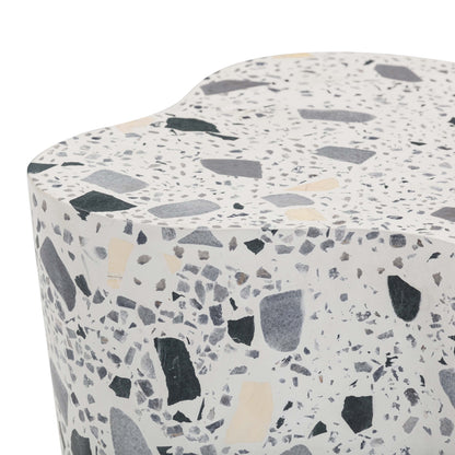 Slab Faux Terrazzo Side Table (1+ Color Options)
