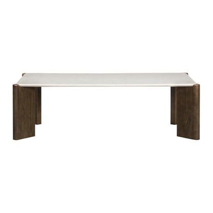 Restis 52" Cream Quartz Coffee Table