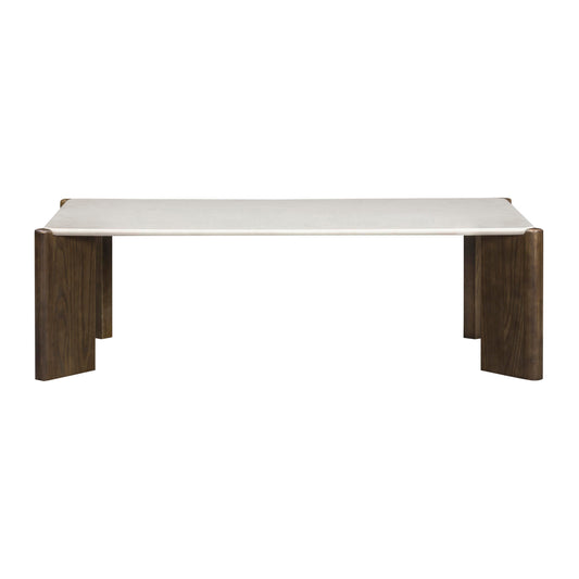 Restis 52" Cream Quartz Coffee Table