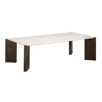 Restis 52" Cream Quartz Coffee Table