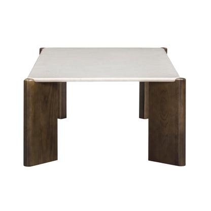 Restis 52" Cream Quartz Coffee Table