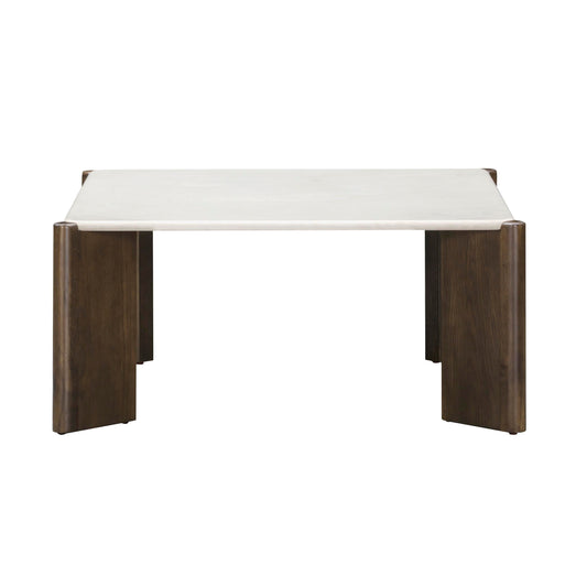 Restis 33.5" Cream Quartz Coffee Table