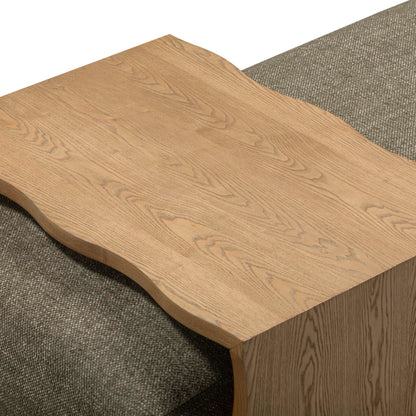 Spencer 54" Performance Basketweave Ottoman with Bridge Table