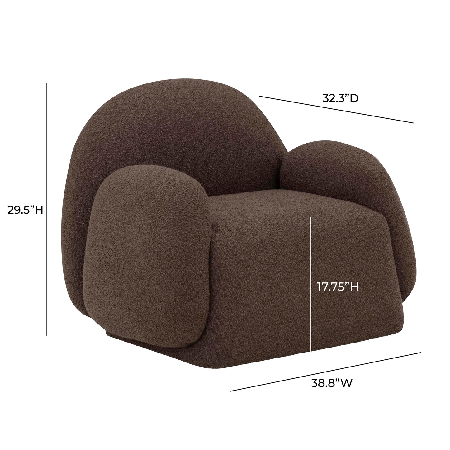 Marius Boucle Accent Chair
