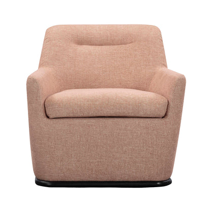 Mado Peach Swivel Accent Chair