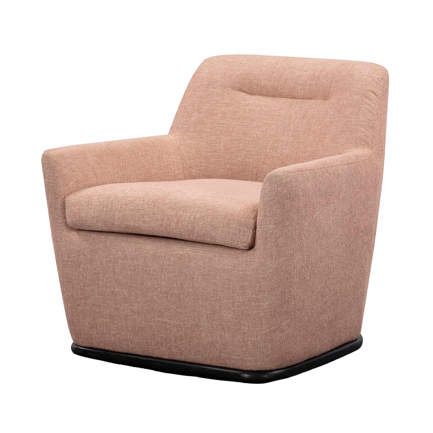 Mado Peach Swivel Accent Chair