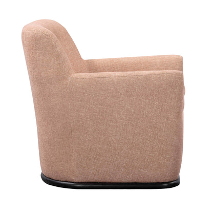 Mado Peach Swivel Accent Chair