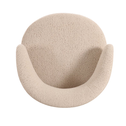 Austin Cream Boucle Swivel Accent Chair