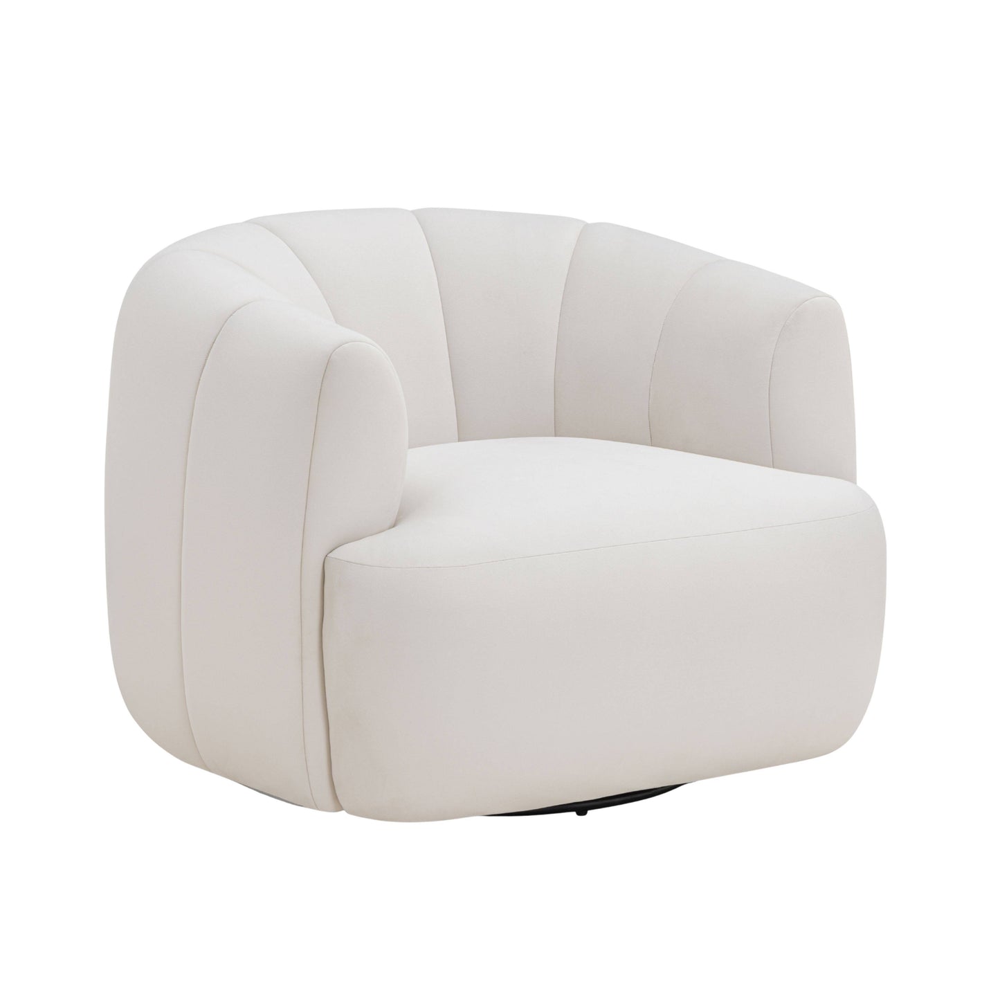 Jasmine Performance Velvet Swivel Accent Chair