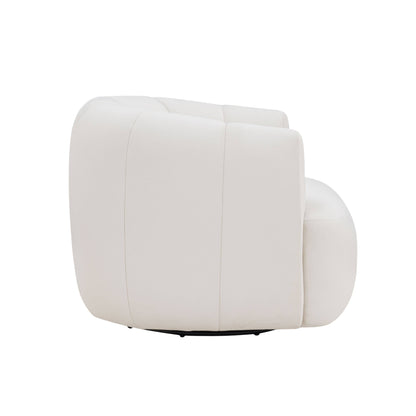 Jasmine Performance Velvet Swivel Accent Chair