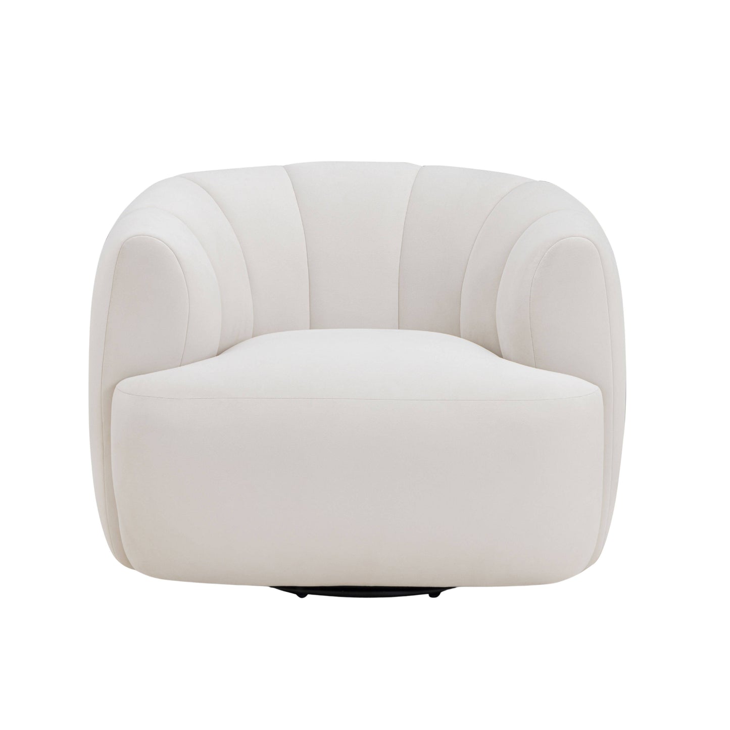 Jasmine Performance Velvet Swivel Accent Chair