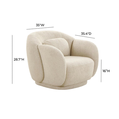Misty Boucle Accent Chair