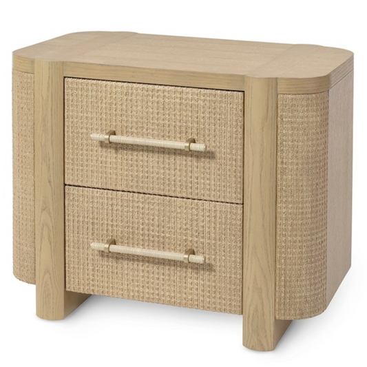 Zoey Nightstand Natural Oak