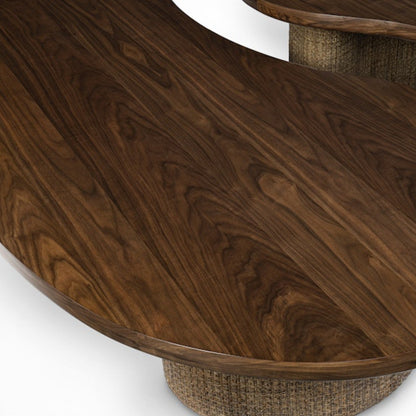 Zoey Walnut Coffee Table Large