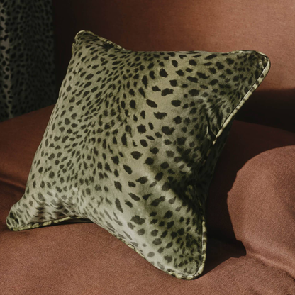 Savanna Velvet Medium Piped Cushion